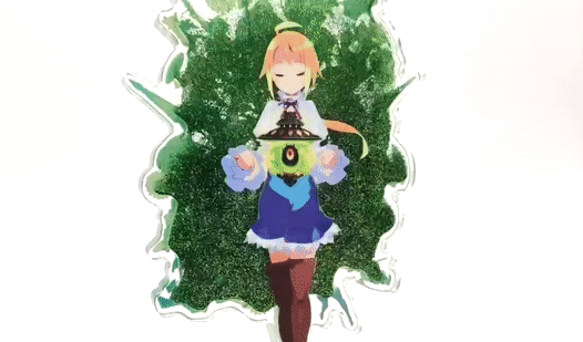 Labyrinth of Galleria "Light the Way" Acrylic Glitter Standee