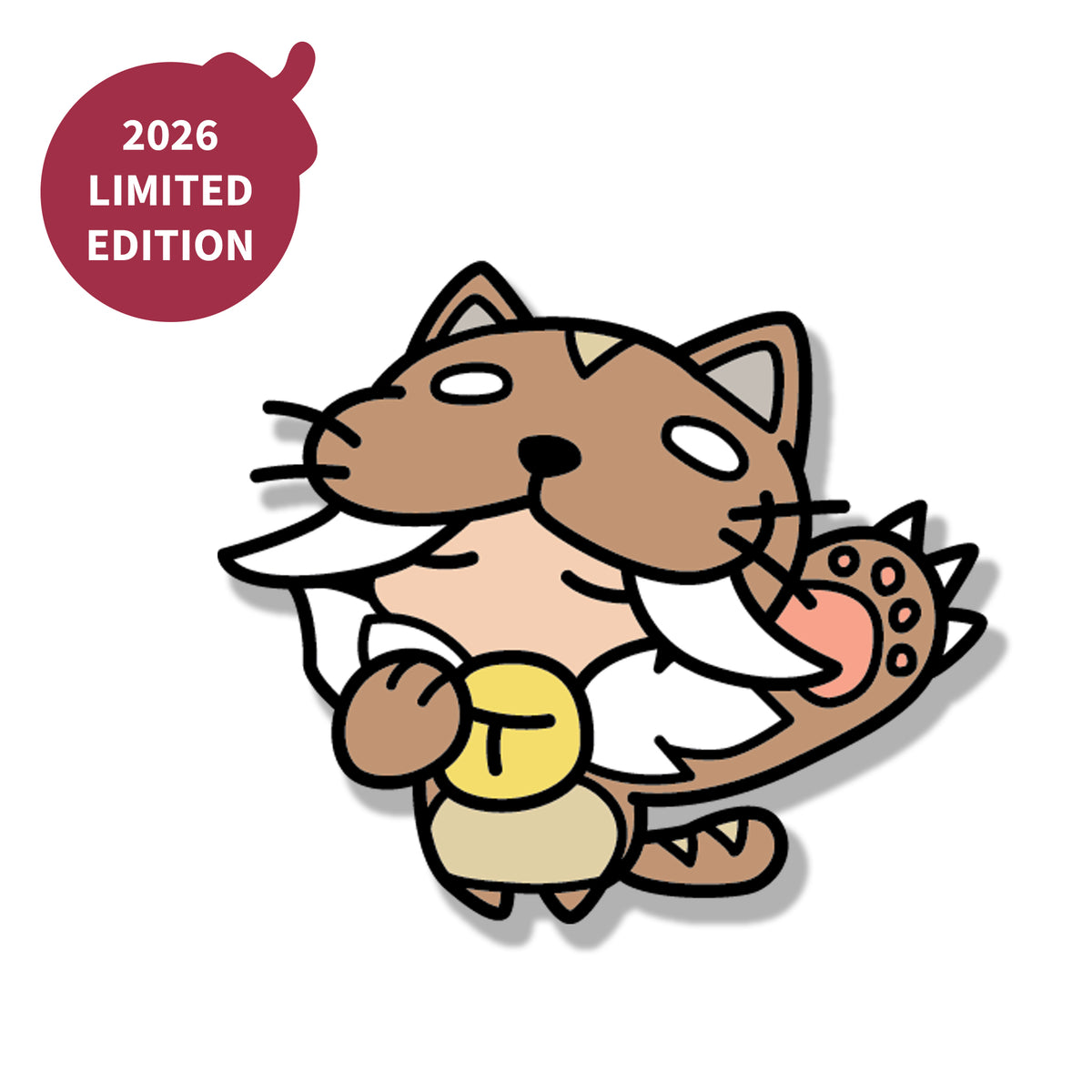 Slumber Cat Enamel Pin (2026 Limited Edition)