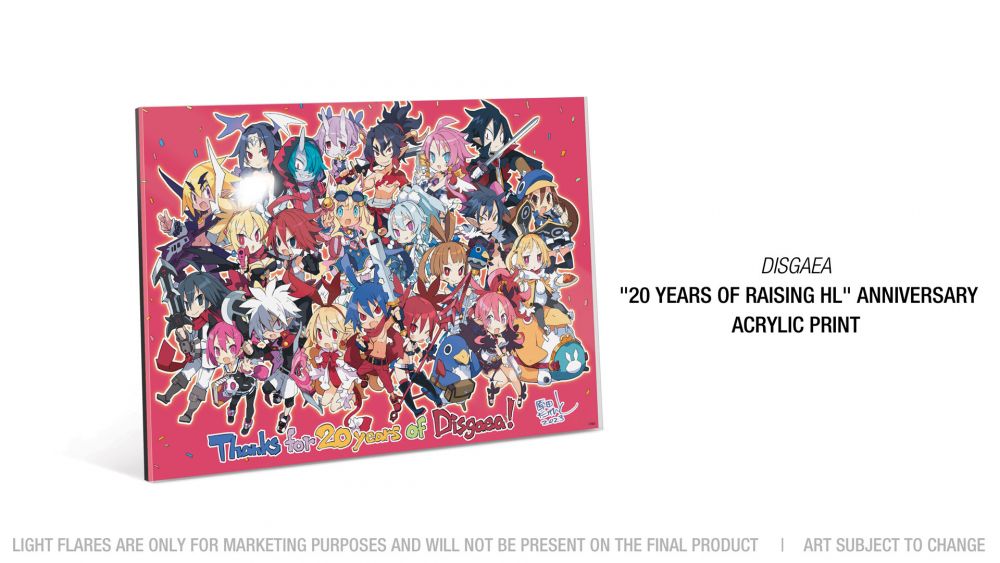 Disgaea "20 Years of Raising HL" Anniversary Acrylic Print