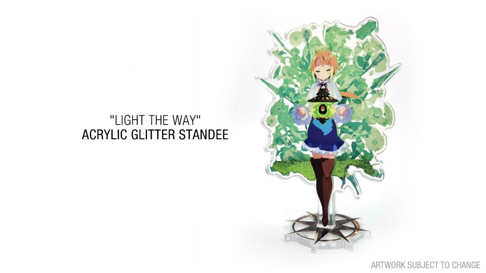 Labyrinth of Galleria "Light the Way" Acrylic Glitter Standee