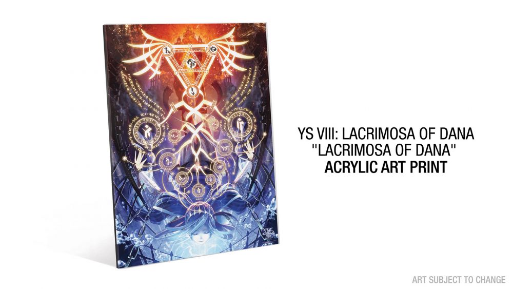 Ys VIII: Lacrimosa of DANA - "Lacrimosa of Dana" Acrylic Art Print