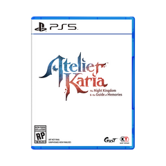 PS5 game case for Atelier Kara: The Night Kingdom & the Guide of Memories, shown on a plain white background.