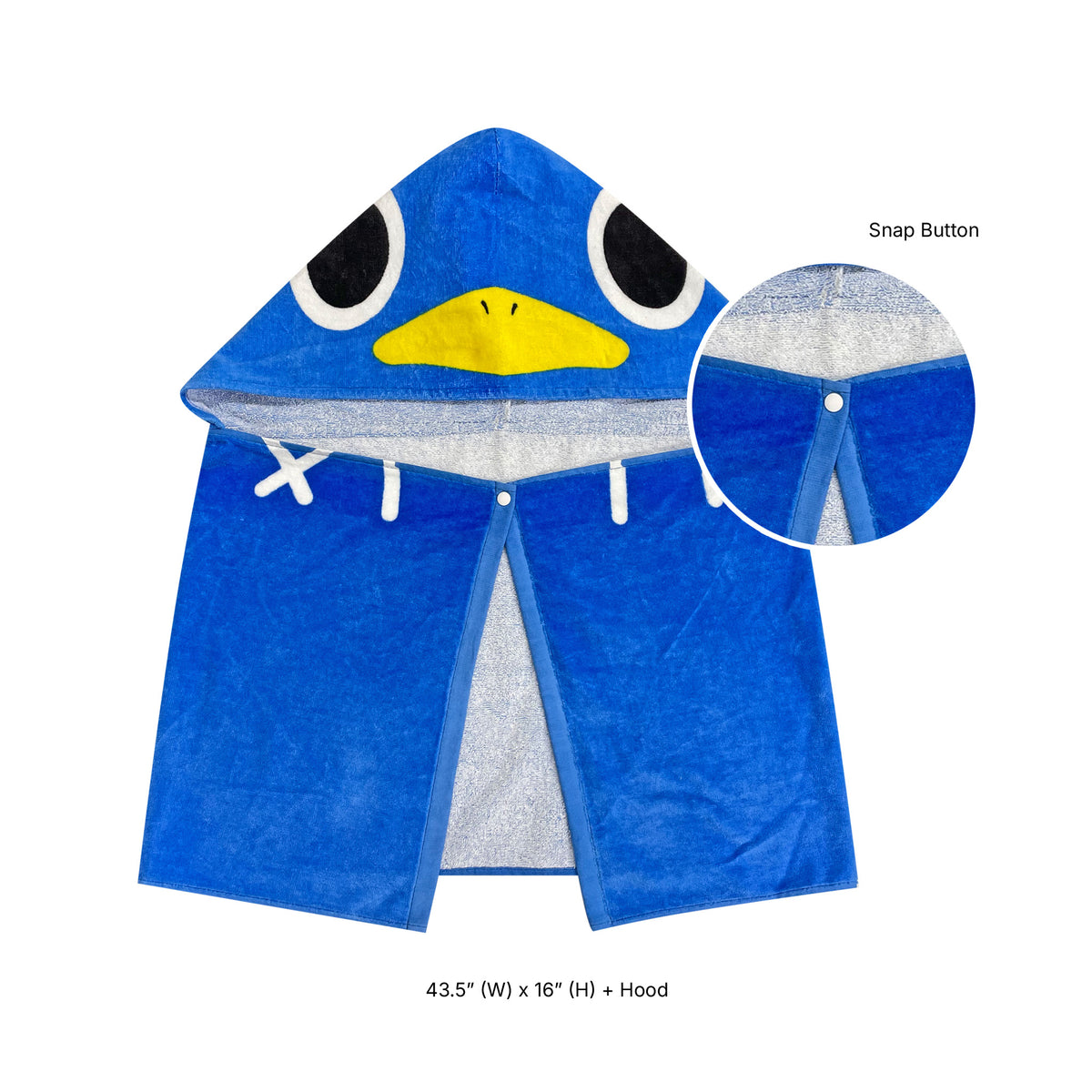 Prinny Wearable Towel with dimension
