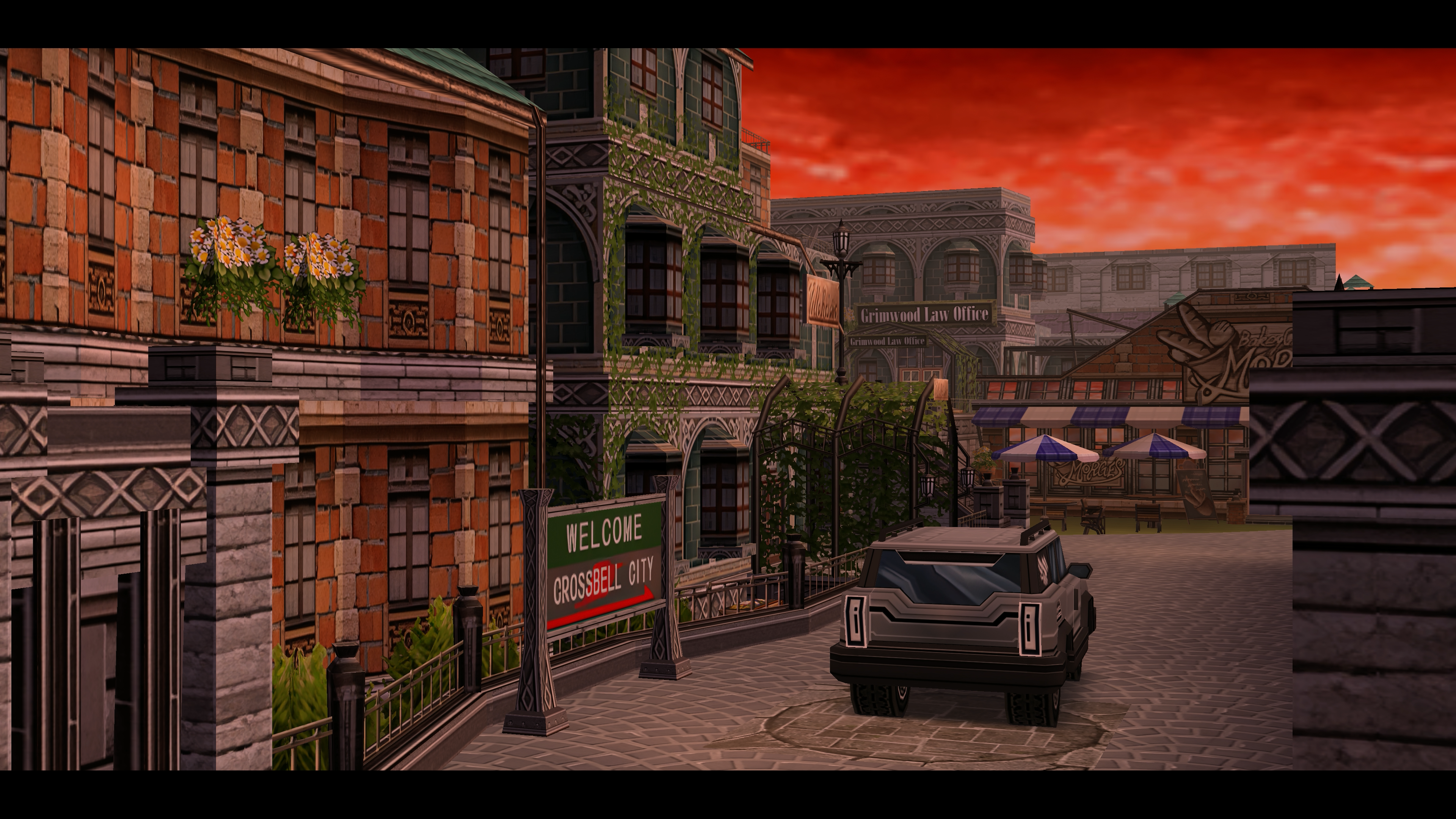 Trails from Zero showing Crossbell City in the PS5 version