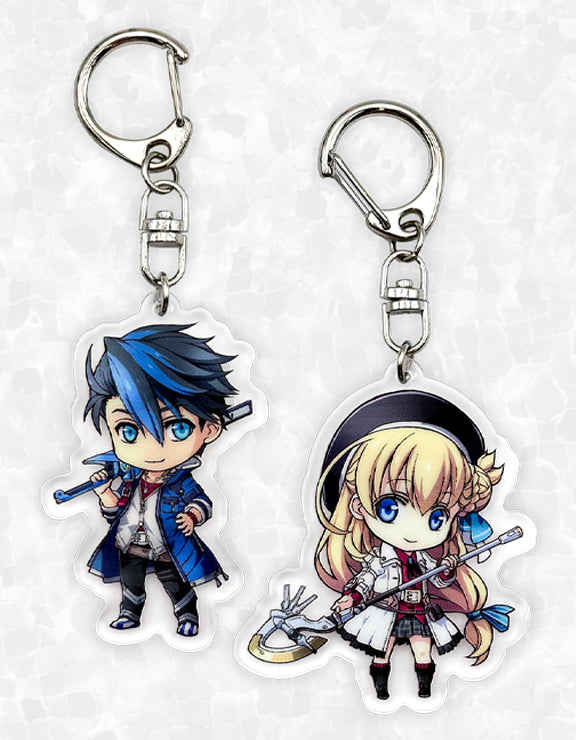 Trails of Daybreak II chibi keychain duo