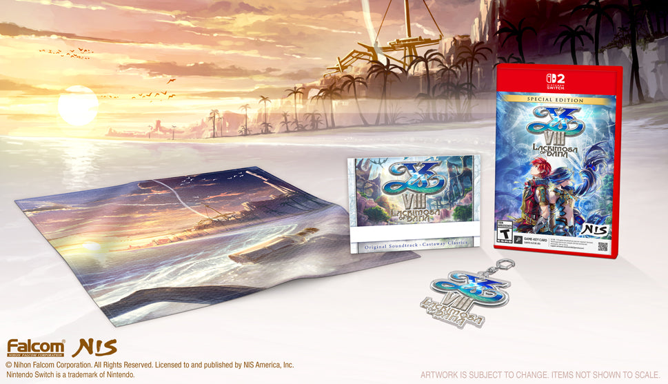 Ys VIII: Lacrimosa of DANA Special Edition + Store Exclusive Bandana glamshot