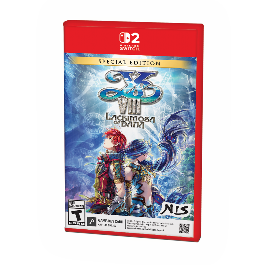 Ys VIII NS2 base game - game keycard
