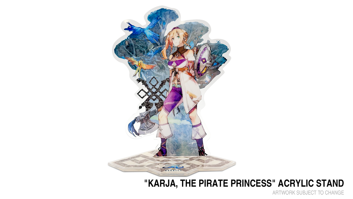 Ys X: Nordics: Azure-Eye Karja Acrylic Stand Ys X: Nordics: Azure-Eye Karja Acrylic Stand