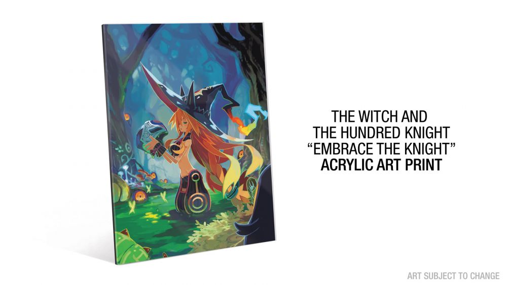 The Witch and the Hundred Knight - "Embrace the Knight" Acrylic Art Print